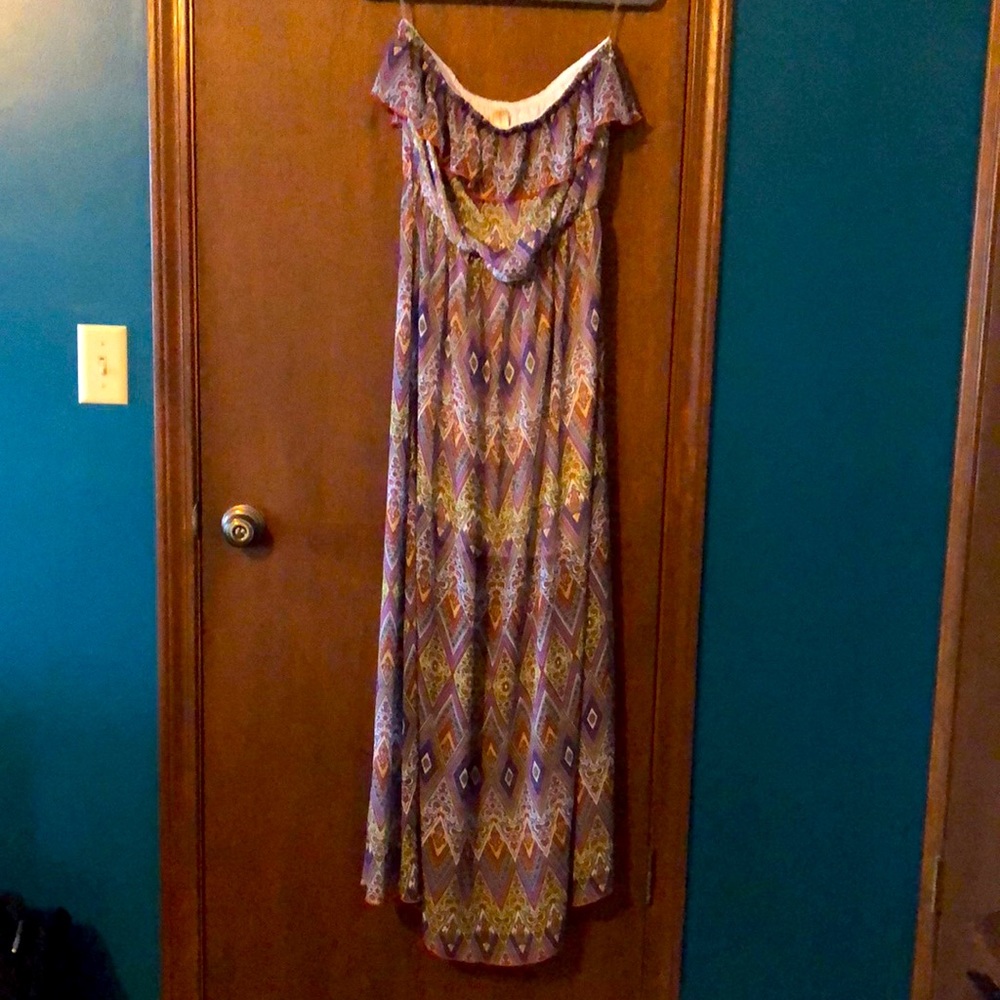 XXL/2X size 19 No Boundaries Sundress multicolored